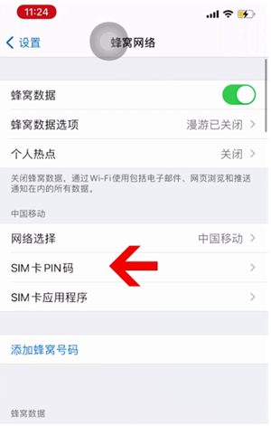 铜陵苹果14维修网分享如何给iPhone14的SIM卡设置密码 