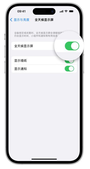 铜陵苹果14维修店分享如何自定义 iPhone 14 Pro 常亮显示屏 